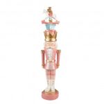 Deko Accessoires Nussknacker 50 cm rosa blau