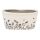 Blumentopf 27x13x14 cm Beige Schwarz Keramik Oval Blumen Innenblumentopf