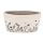 Blumentopf 27x13x14 cm Beige Schwarz Keramik Oval Blumen Innenblumentopf