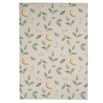 Geschirrtuch 50x70 cm Beige Gelb Baumwolle Zitrone...