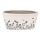 Clayre & Eef Blumentopf 23x11x11 cm Beige Schwarz Keramik Oval Blumen Innenblumentopf