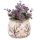 Blumentopf Ø 12x10 cm Beige Braun Keramik Zweigen Innenblumentopf