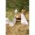 Geschirrtuch 50x70 cm Beige Grau Baumwolle Herzen