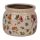 Blumentopf Ø 12x10 cm Beige Keramik Blumen