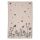 Geschirrtuch 50x70 cm Beige Schwarz Baumwolle Blumen Küchentuch